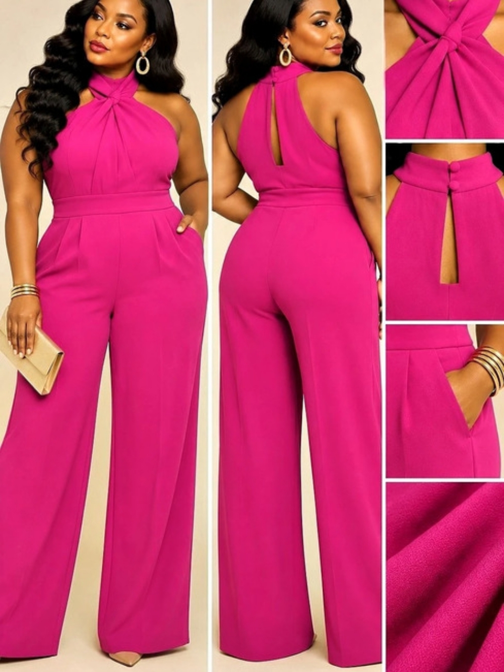 Julia Jordan Wide Leg Pink Size 14W Like New